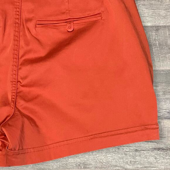 Liverpool Los Angeles Johnny Chino Short NEW Women 16/33 (37X3.5) Orange Stretch - Picture 5 of 8